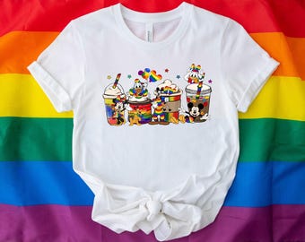 Mickey and Friends LGBT Disney Pride Shirt,Disney Pride Month T-Shirt,LGBT Mickey Minnie Tee,Disney Vacation Shirt,Human Rights,Disney Trip