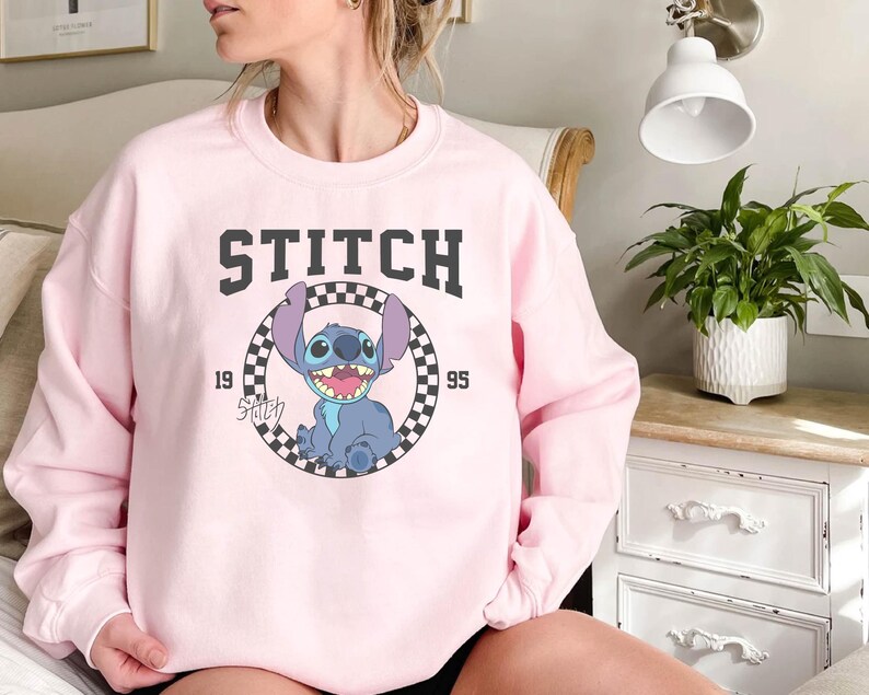 Retro Lilo And Stitch Sweatshirt, Disneyland Vacation Tee image 4