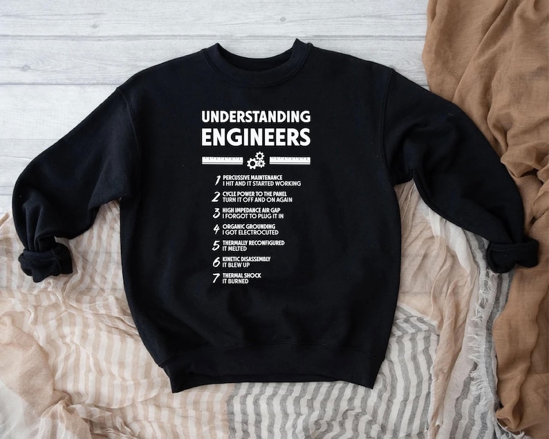 Funny Engineer Humor T-Shirt: Techie STEM Gift afbeelding 3