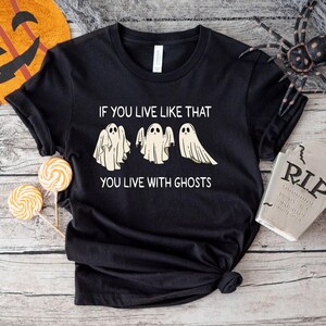 Eras Tour Ghost Halloween Sweatshirt: Spooky Season TS Fan Shirt image 4