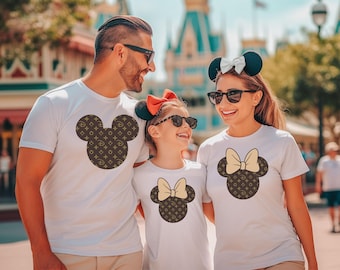 Disney Designer T-Shirt,Matching Disney T-Shirt,Disney Mickey Minnie T-Shirt,Minnie Mouse Shirt,Disney Trip Shirt,Disney Vacation Tees