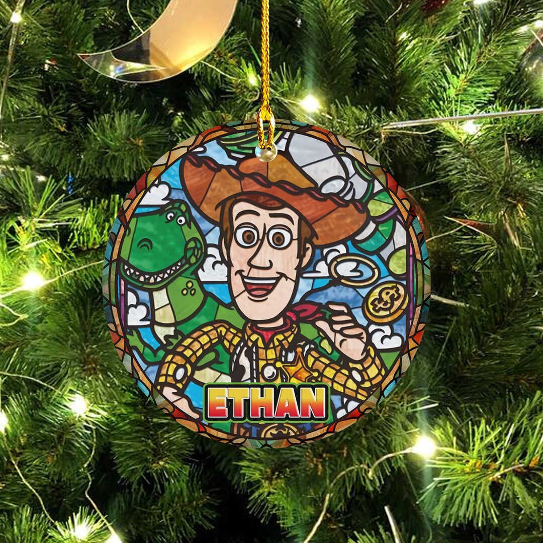 Custom Toy Story Woody Christmas Ornament Toy Story Hanging Etsy