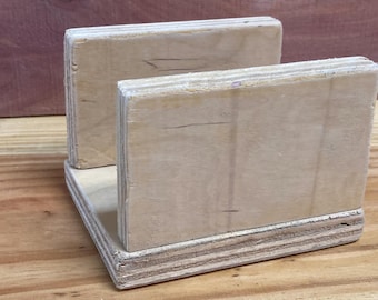 Servilletero de madera