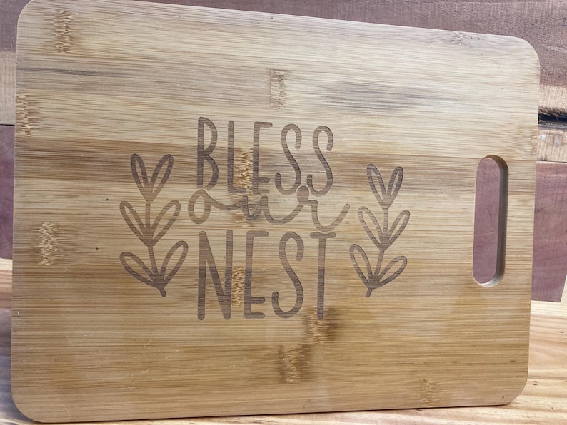 DeepSouthCustomCraft Blessed Nest Cutting Board - Thumbnail 2