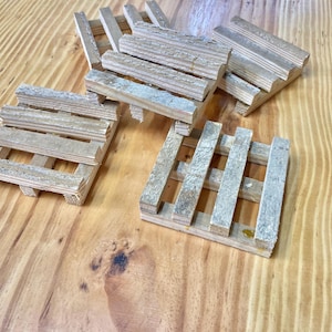 Five Pallet Coasters (set)