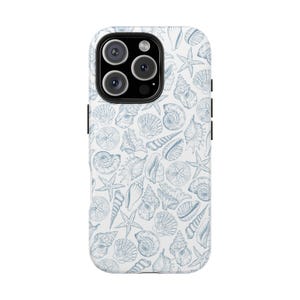 Sea Shell Phone Case, Aesthetic Beach Shell Cover, Summer, Ocean, Protective Shell Phone Case, Coastal, Ocean
