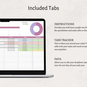 Digital to Do List Template for Google Sheets, Task Tracker Spreadsheet ...