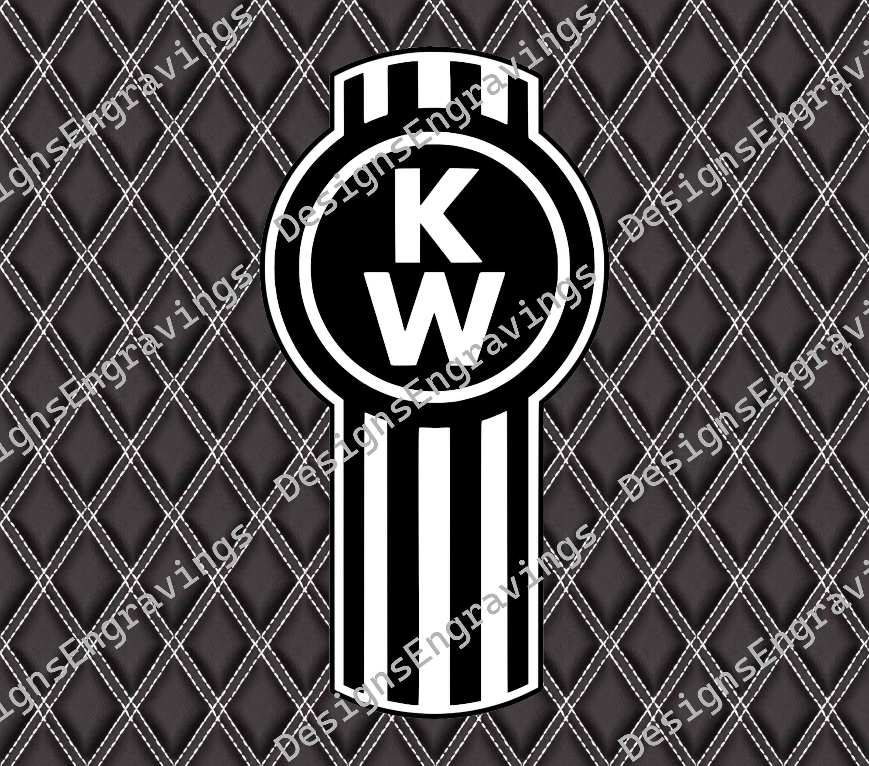 Black Kenworth Logo Tumbler Wrap Seamless. 20 Oz Skinny Tumbler Design. 300  DPI. - Etsy, image size:2995x2640