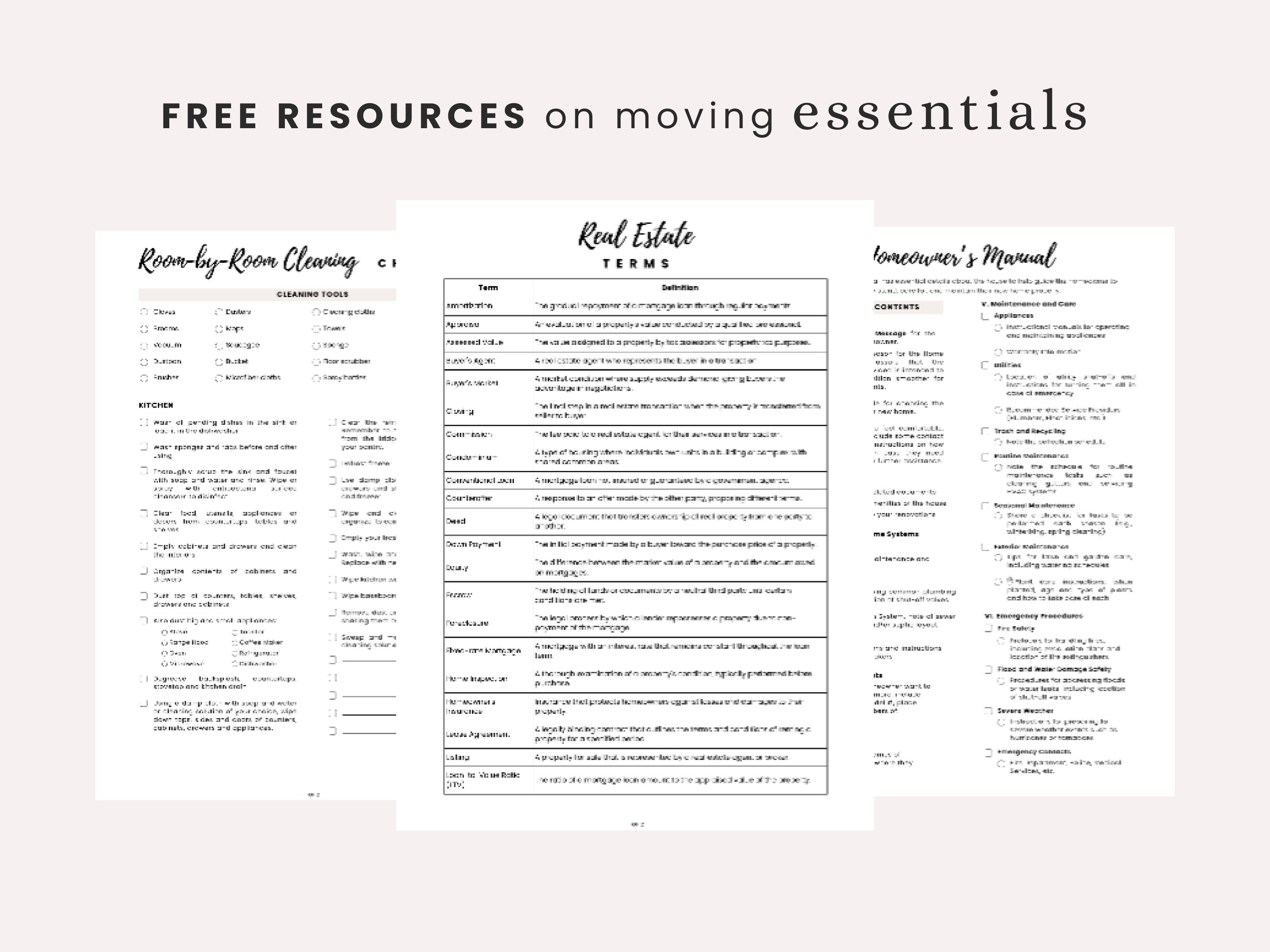 Moving Costs Checklist.pdf Moving Checklist 8-week Printable Checklist to Moving Day Real Estate ...