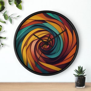 Geometric Color - Wall Clock