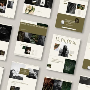 Squarespace Website Template for therapist, herbalist Website, life coach website, coaching template, nutritionist website template