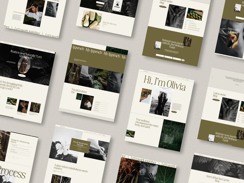 Squarespace Website Template for therapist, herbalist Website, life coach website, coaching template, nutritionist website template