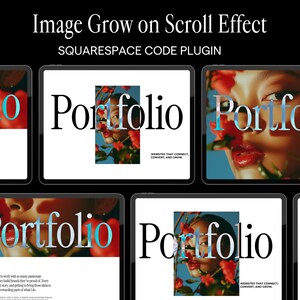 Squarespace-Plugin „Bild beim Scrollen vergrößern“, Vollbild-Bildanimation, Squarespace 7.1 Scroll-Effekt, benutzerdefiniertes CSS und JavaScript