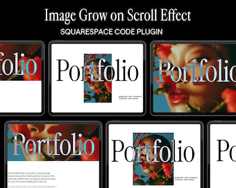 Squarespace Image Grow on Scroll Plugin, Full Screen Image Animation, Squarespace 7.1 Scroll Effect, Custom CSS and JavaScript