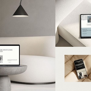Squarespace Website Template for Health Coach, life coach website, coaching template, wellness coach website, sales page template, VAs, Sofi