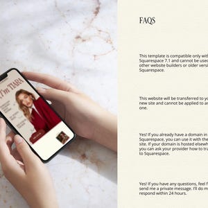 Bold Maroon Squarespace Template for Business Coach, Blogger website, Course Creator Website, life coaching Template, consulting website