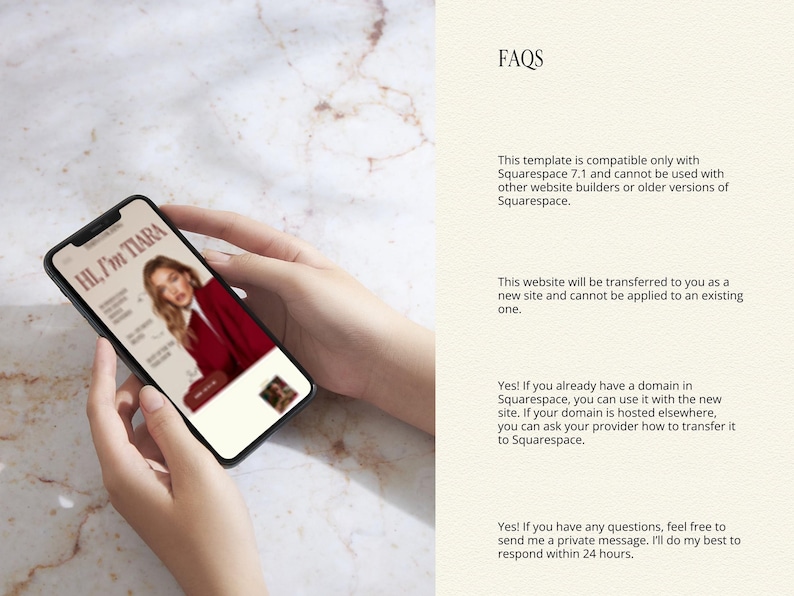 Bold Maroon Squarespace Template for Business Coach, Blogger website, Course Creator Website, life coaching Template, consulting website