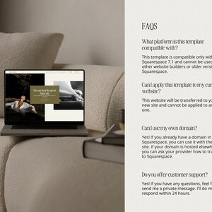 Squarespace Website Template for therapist, herbalist Website, life coach website, coaching template, nutritionist website template