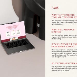 Red Showit Website Template For Coaches