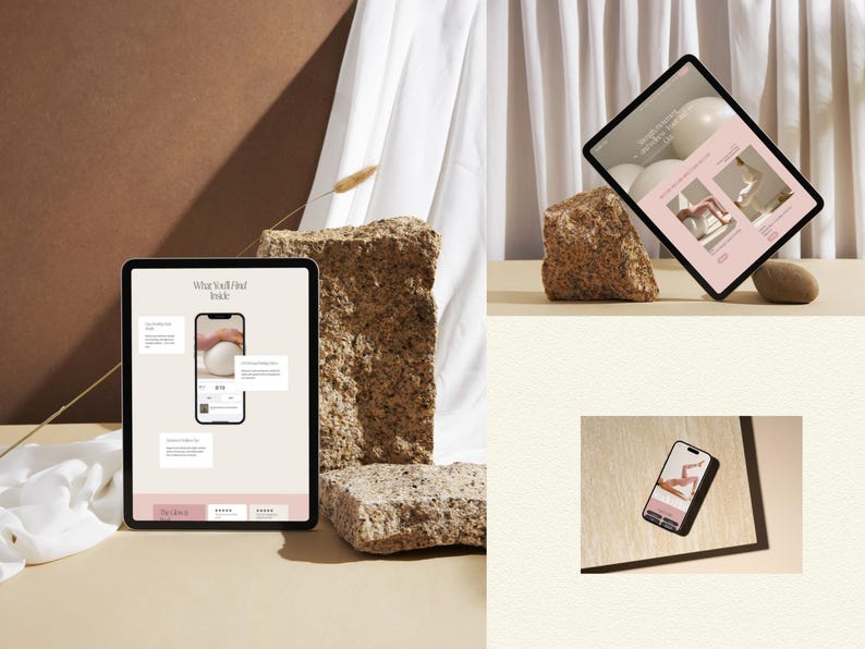 Squarespace Template for fitness Coaches, personal trainers, Pilates & Yoga studio, wellness Website imagen 6
