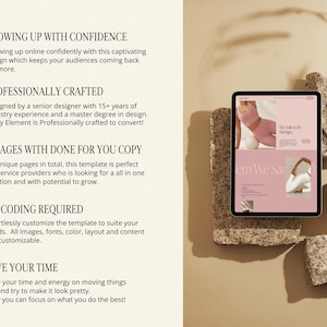 Squarespace Template for fitness Coaches, personal trainers, Pilates & Yoga studio, wellness Website imagen 3
