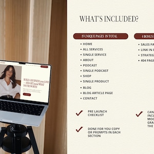 Bold Maroon Squarespace Template for Business Coach, Blogger website, Course Creator Website, life coaching Template, consulting website