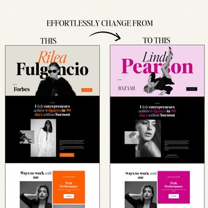 Squarespace Website Template for Business Coach, podcast website template, coaching template, Author Website, sales page template, VAs, Sofi