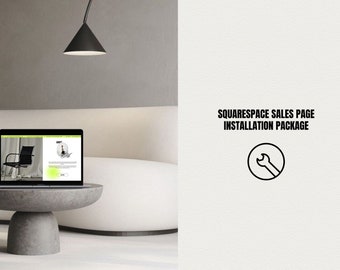 Pacchetto di installazione della pagina di vendita Squarespace 7.1