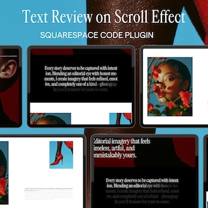 Squarespace Text Animation Plugin, Text Fill on Scroll Effect, Animated Text Reveal, Squarespace 7.1 Custom CSS Code
