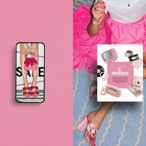 Bold Pink Instagram Templates for coaches, bold instagram template, Podcast Instagram Template , IG stories template, coaching templates