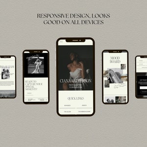 Squarespace Website Template for photographers, editorial website template, Portfolio website, Photography website, coach website