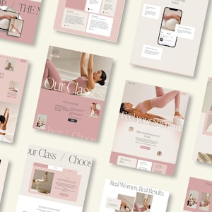 Squarespace Template for fitness Coaches, personal trainers, Pilates & Yoga studio, wellness Website imagen 7