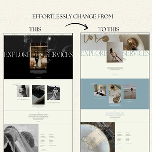 Squarespace Website Template for photographers, editorial website template, Portfolio website, Photography website, coach website