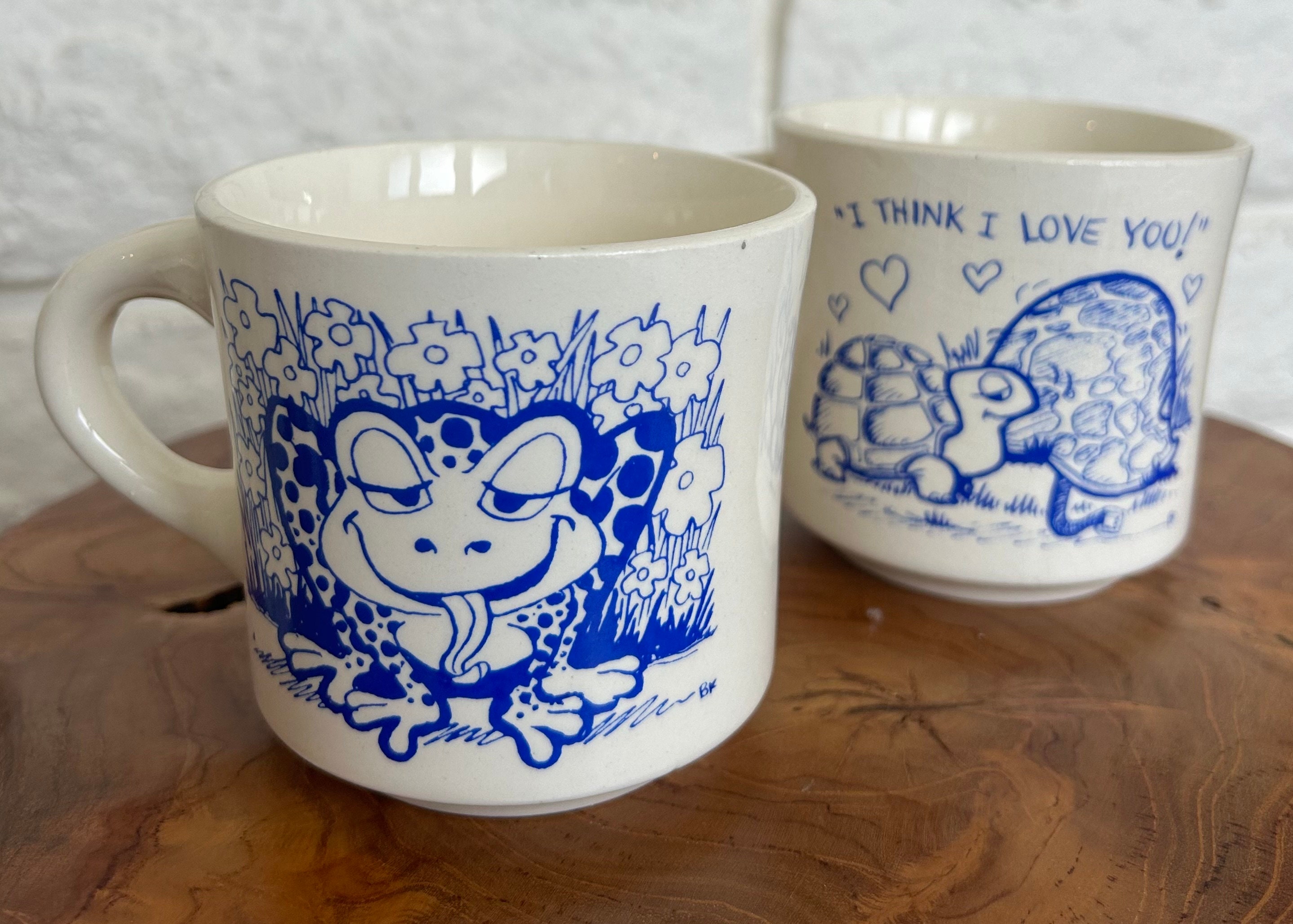 Vintage 1970s Coffee Mugs (2) | 