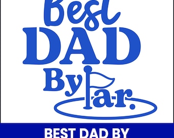 Dad By Par SVG, Funny Golfer Father's Day Design (Digital Download)
