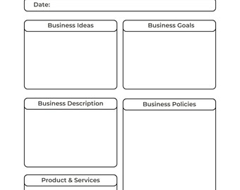 Plantilla editable de Canva para planificador de negocios, organizador para pequeñas empresas (descarga digital)