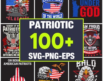 Patriotic Eagle PNG, American Flag, 4th of July (Digital Files)
