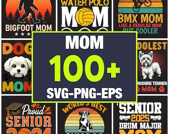 Retro Mom PNG, Mom Life-sublimatieontwerp (digitale download)