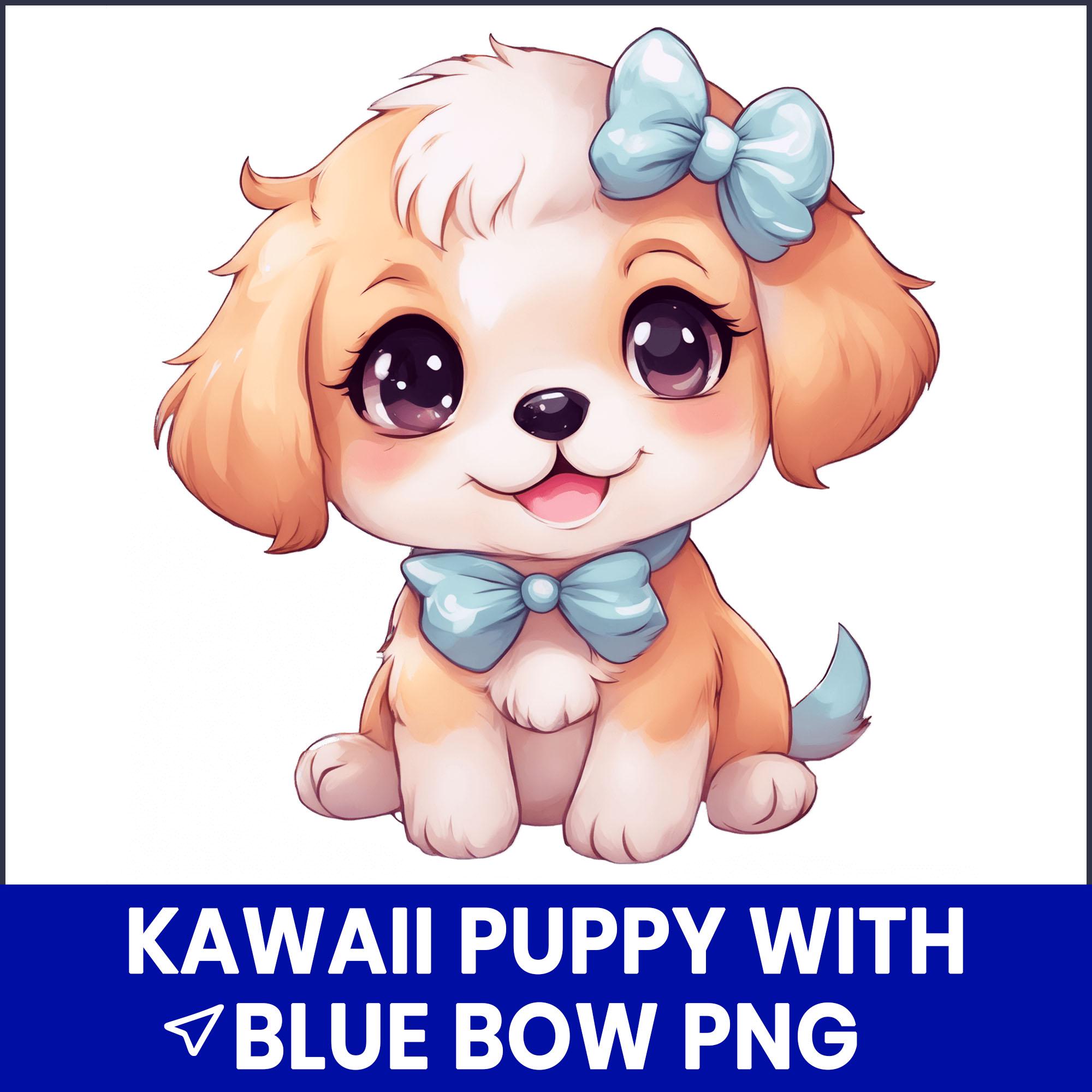 かわいい子犬のクリップアート、パステル調の犬のイラスト（デジタル
