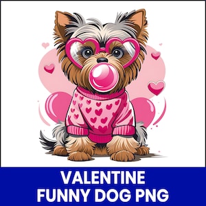 Funny Valentine Dog PNG, Cute Pet Clipart for Valentine’s Day, Dog Love Quote PNG, Sublimation Design, Printable Dog Art, Digital Download
