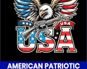 American Eagle png, afbeelding patriottische vlag van de VS (digitale download)