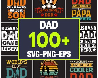 Dad Life PNG, Retro Father's Day Clipart (Digital Download)