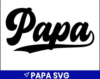 Diseño SVG para papá, archivo de corte para Cricut y Silhouette para el Día del Padre (descarga digital)
