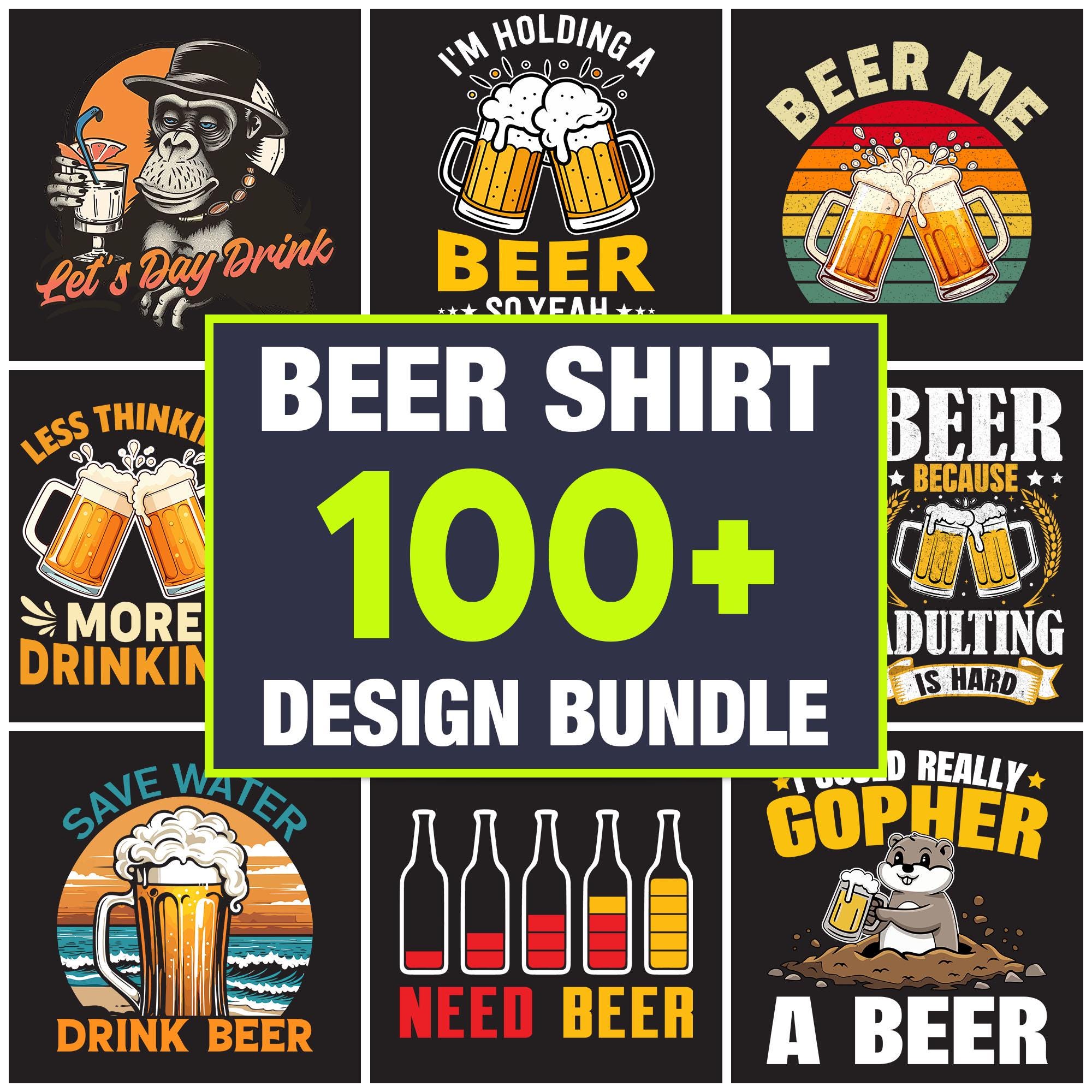 T-Shirt Uomo Umoristica 'Loading Beer' – 100% Cotone, Stampa Vinilica, Maglietta Per Amanti Della Birra