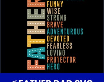 Lustiger Vater SVG Bundle, Vatertag Shirt Design (Digitale Datei)