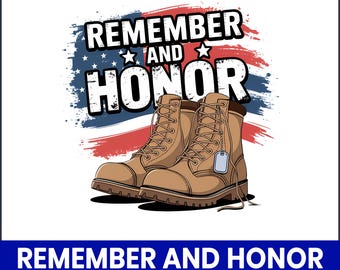 Proud Veteran Boots PNG, USA Flag, Memorial Day Sublimation