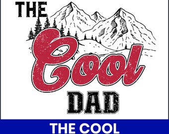 Diseño PNG retro para papá, diseño para sublimación del Día del Padre (descarga digital)
