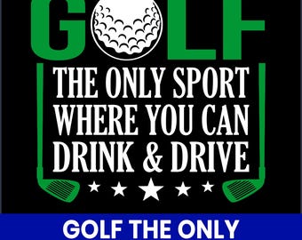 Funny Golf Quote PNG, Retro Golfer T-Shirt Design (Digital Download)