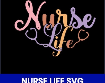 Krankenschwester Leben SVG, RN Design, Arzthelferin Schnittdatei