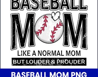 Baseball Mom PNG, Sports Clipart, Game Day Design (Digital Download)